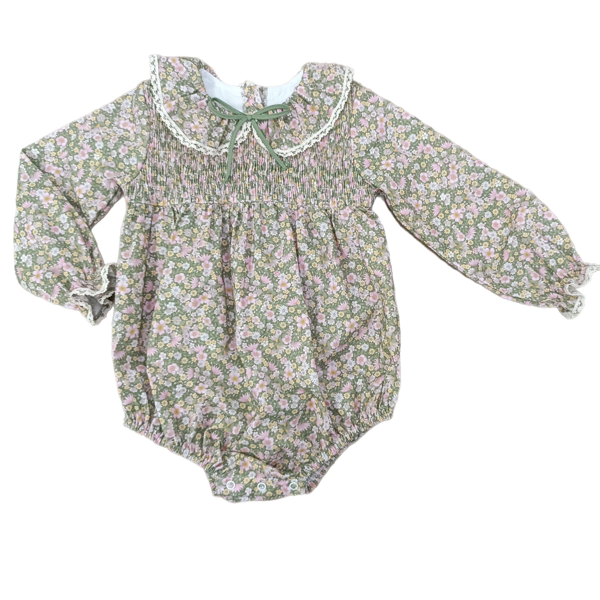 Green Floral Bubble