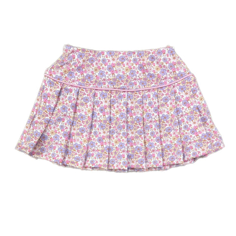 Purple Floral Tennis Skirt