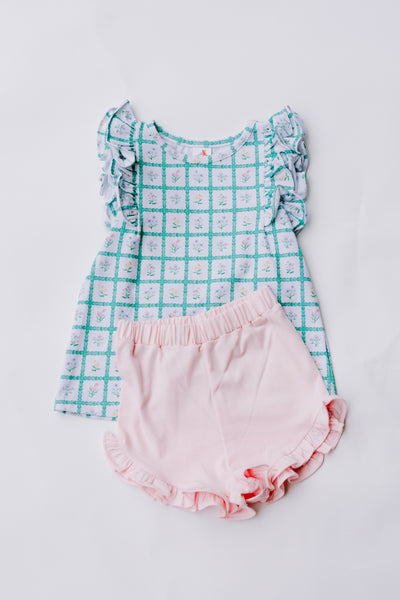 Whimsy Knit Short Set