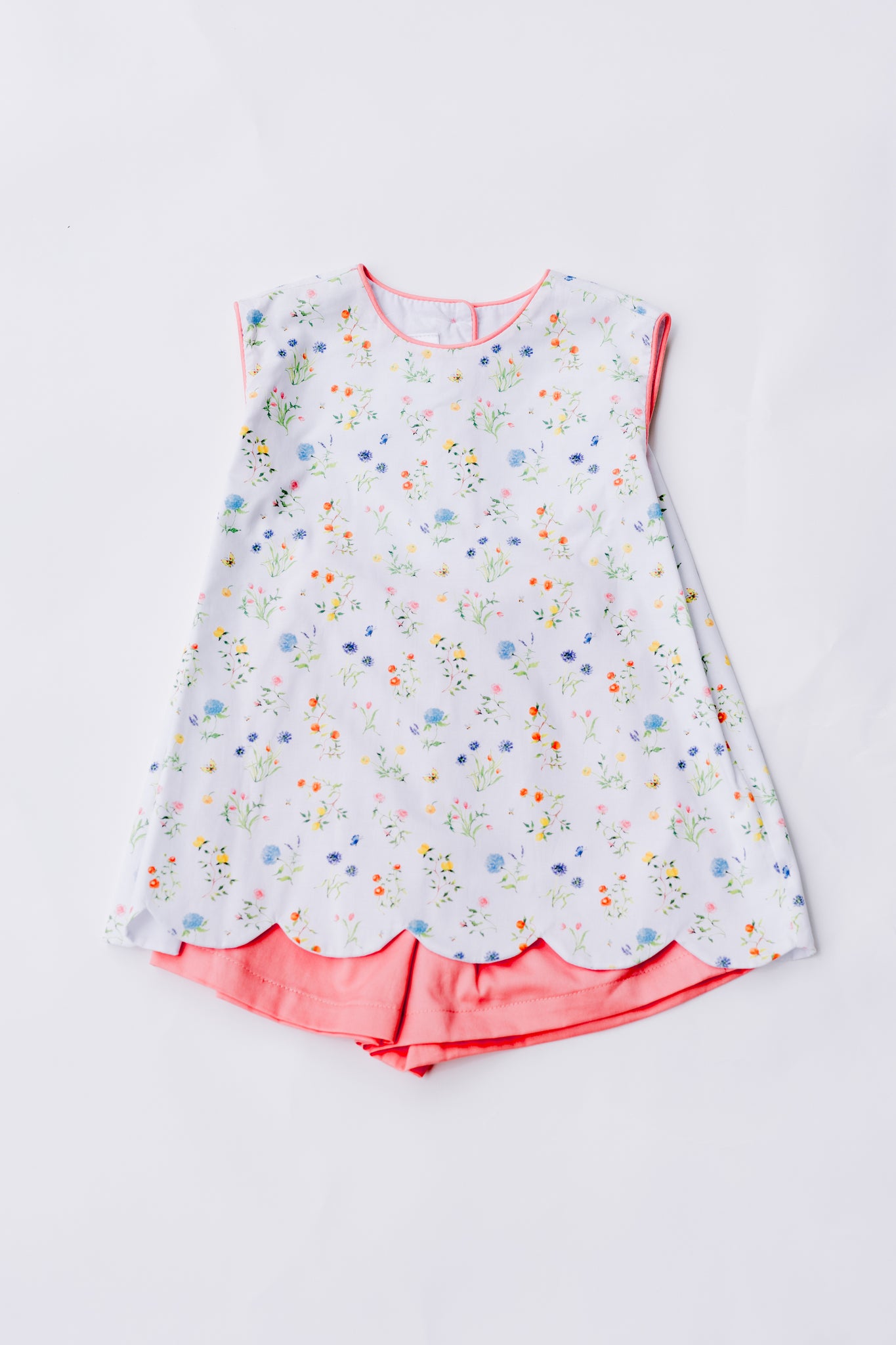 Summer Floral Bloomer/Short Set