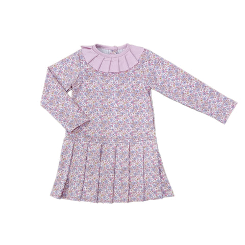 Purple Floral Tennis Dress